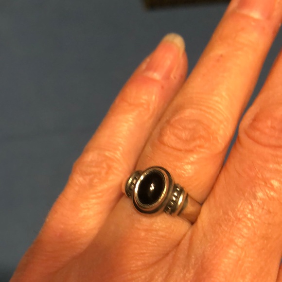 James Avery retired design black onyx ring - Picture 1 of 3
